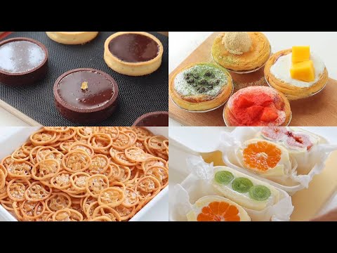 Satisfying Relaxing Video|Chocolate Tart Recipe|Asmr|Tiktok