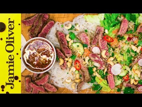 Seared Beef Noodle Salad | DJ BBQ | Real Time Recipes