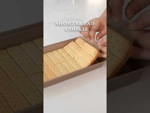 Shortbread Cookie Walkers Style #cookies #shortbread #homemade #savoreasy #food #shorts #shortvideo