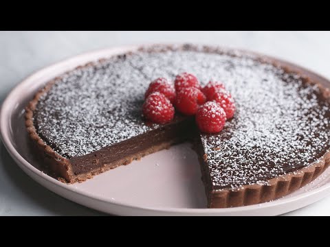 Silkiest Chocolate Tart
