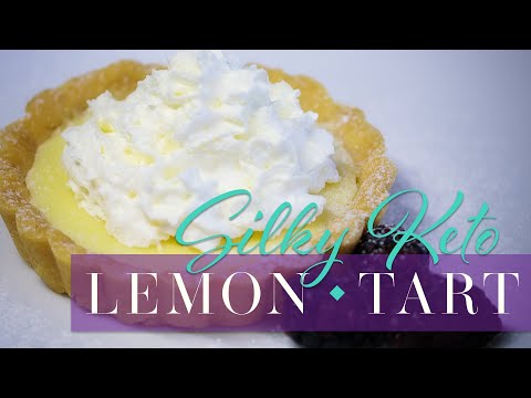 Silky Keto Lemon Tart (Made With Lupin Flour)