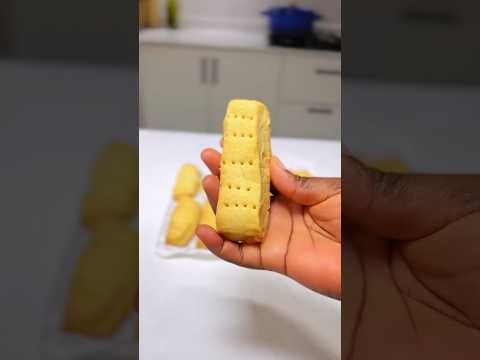 SIMPLE 3 INGREDIENTS SHORTBREAD BISCUIT | PART 1
