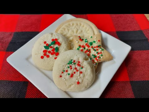 Simple Shortbread Cookies 3 Ways