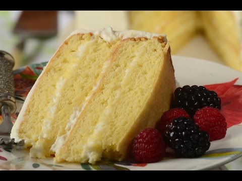 Simple Vanilla Cake Recipe Demonstration – Joyofbaking.com