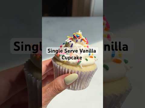 Single Serve Vanilla Cupcake