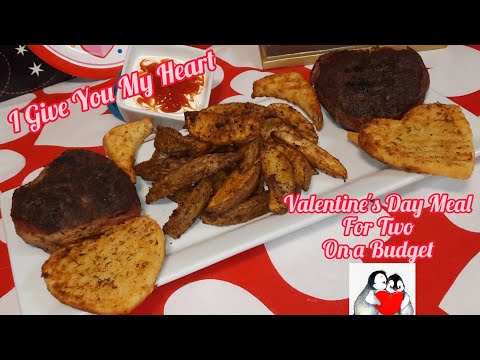 Sirloin Steak Recipe | Chopped Steak Recipe  | I Give You My Heart |  Valentine's Dinner For Two 🥰💋🥰