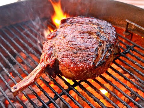 SIZZLING SOUNDS OF STEAK ON THE GRILL | MEAT | GRILLING | ASMR