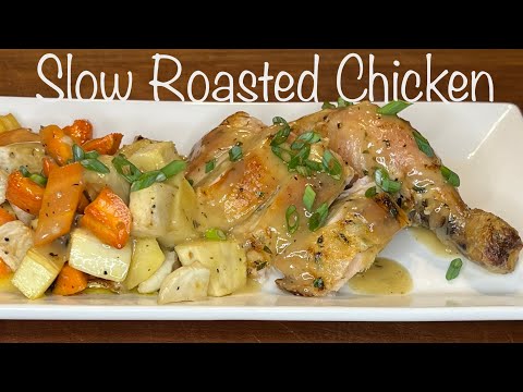 SLOW ROASTED CHICKEN W/ ROOT VEGETABLES | ALL AMERICAN COOKING