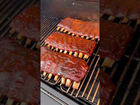 Smoked Tender Pork Spare Ribs #ribs #bbq #pork