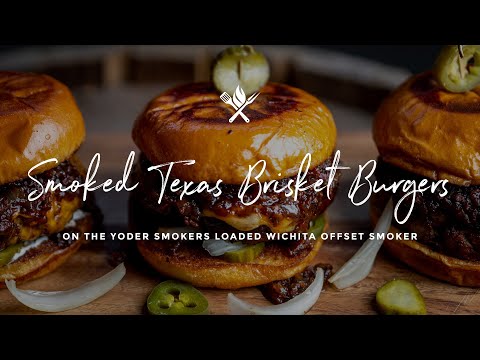 Smoked Texas Brisket Burger Recipe | BBQ Patty with Bark & Smoke Ring