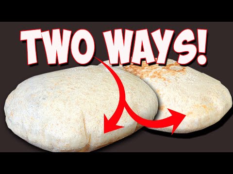 SOFT PITA Bread 2 EASY WAYS AT HOME – How to make easy soft Pita bread like a PRO