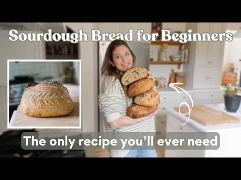 Sourdough Bread for Beginners | Best NO KNEAD Bread of Your Life