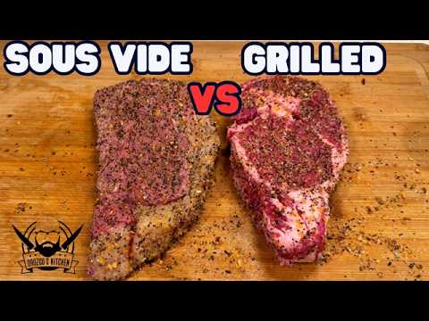 SOUS VIDE Rib Eye Steak Vs GRILLED Steak Comparison & Process