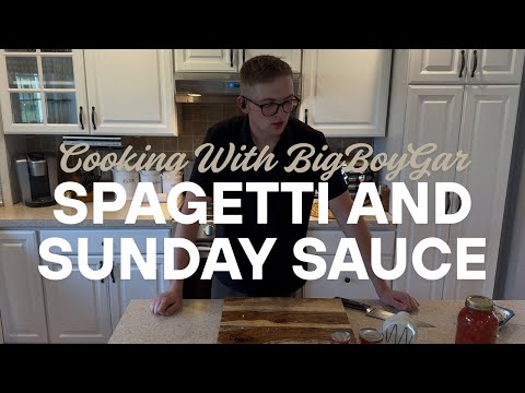 Spaghetti Dinner- Cooking With BigBoyGar
