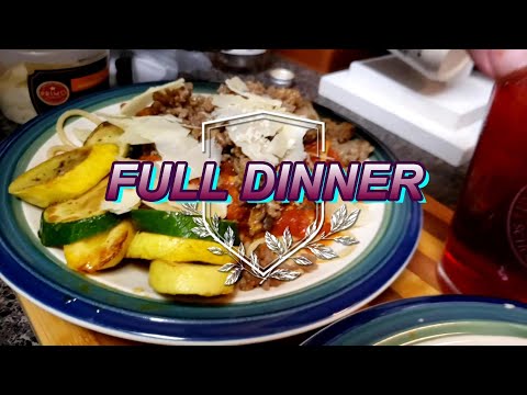 Spaghetti Dinner Full Meal ASMR | Step by Step Long Duration Relaxing Sounds | Recipe 4 ASMR