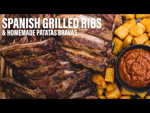 SPANISH GRILLED RIBS unique grilling method