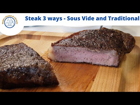 Steak 3 Ways With Delicious Mushroom Pan Sauce Recipe