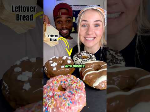 STOP Throwing Away FREE DONUTS! 🤯 | Bread to Donuts Hack 🍩