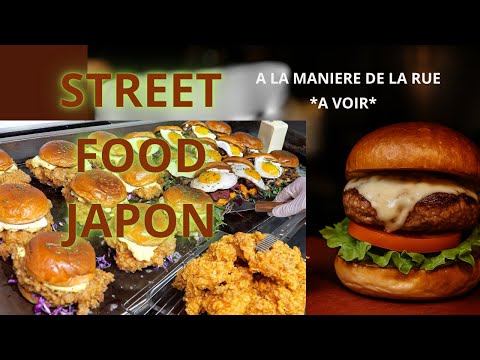 Street Food Japon 🍔 Poulet croustillant & Steak Burger | Reportage culinaire/Japanese Street Food