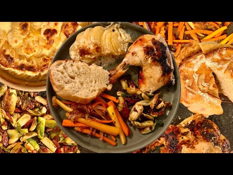 Sunday Dinner: Roasted Chicken and Sourdough Bread