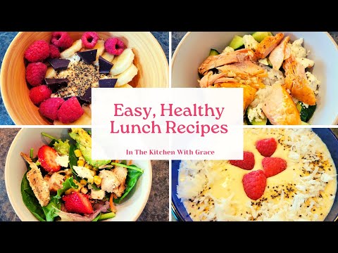 Super Easy & Healthy Lunch Ideas – Power Bowls, Salads & Smoothies