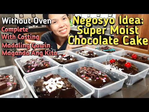 Super Moist Chocolate Cake | Without Oven | Complete w/Costing | Sideline & Homebased Business