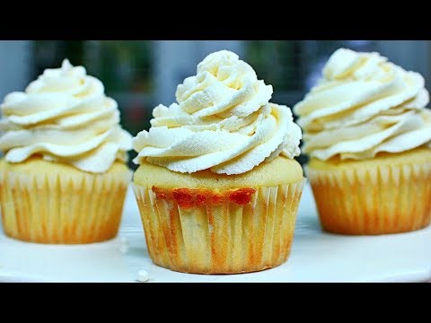 SUPER MOIST Vanilla Cupcakes Recipe – How to make the BEST Vanilla Cupcakes