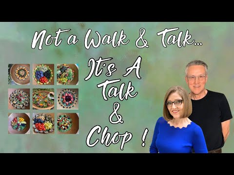 Talk & Chop with Tami & Tom… Not a Walk & Talk.   Live from the Nutmeg Notebook Kitchen.