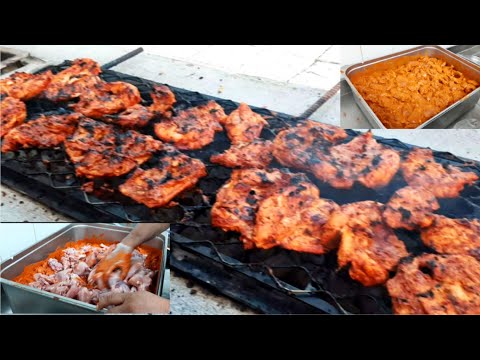 Tandoori Chicken Marinated For Barbecue | How To Marinade Chicken BBQ