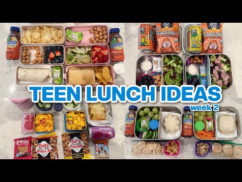 Teen Kid Lunch Ideas – Hot & cold ideas with healthy snacks | WEEK 2|