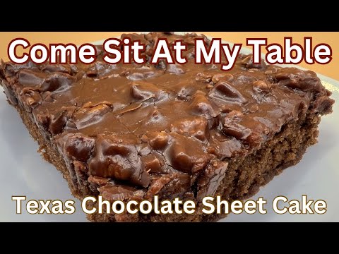 Texas Chocolate Sheet Cake – Very Moist – Always Loved and a Crowd Pleaser!