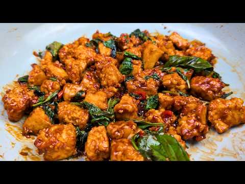 Thai Basil Tofu Stir Fry Recipe | Pad Krapow | Vegan Vegetarian Plant-Based