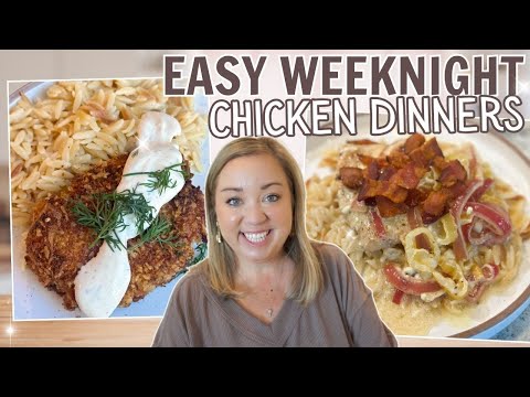 The BEST and EASIEST Chicken Dinners you need to make this week | Cook With Us | Dinner Ideas