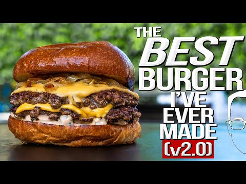 THE BEST BURGER I'VE EVER MADE (v2.0) | SAM THE COOKING GUY 4K
