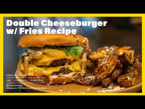 The Best Cheeseburger Recipe | Double Cheeseburger | Easy Burger Recipe
