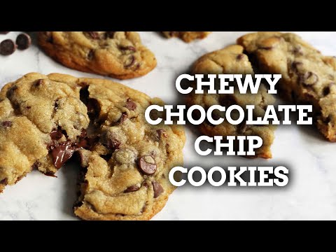 The BEST CHEWY Chocolate Chip Cookies Recipe