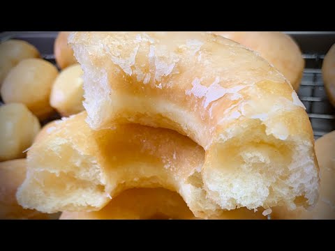 The Best Glazed Donut Recipe. It’s super light, fluffy, and just the right amount of sweetness.