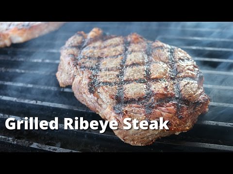 THE BEST Grilled Ribeye Steaks on Weber Kettle