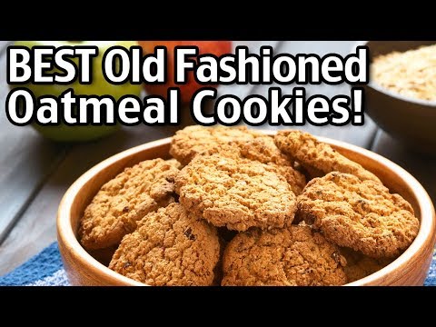 The BEST Old Fashioned Oatmeal Cookies Recipe!
