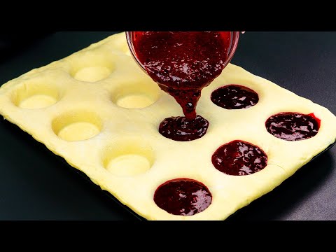 The family's favorite recipe! Puff pastry dessert, in just 10 minutes