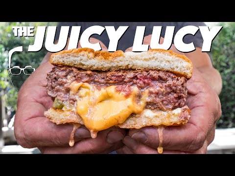 THE JUICY LUCY (THE BEST STUFFED BURGER IN AMERICA?) | SAM THE COOKING GUY