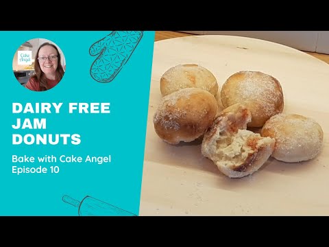 The most AMAZING Jam Donuts | Dairy-free jelly donuts | Easy doughnuts recipe | Stand mixer kneading