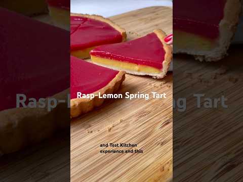 The only dessert I’m making this spring: raspberry lemon tart #dessert #fruittart #lemontart #baking