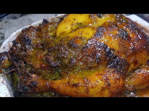 The Perfect Honey Mustard Stuffed Roasted Chicken for Thanksgiving/Recipe For Turkey Haters