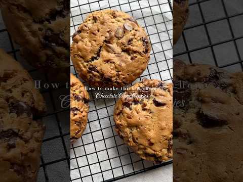 The Secret for Soft, Thick & Chewy Chocolate Chip Cookies, NYC style.