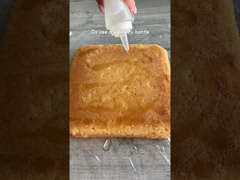 The secret to a super moist cake! School cake tutorial