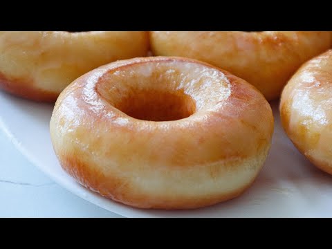 The SOFTEST NO-Knead – NO-Mixer GLAZED DONUTS RECIPE