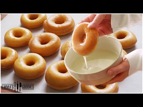 The SOFTEST NO-Knead – NO-Mixer GLAZED DONUTS | Yeast Donuts Better than Krispy Kreme