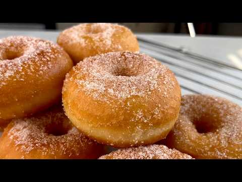 The SOFTEST NO-Knead – NO Rolling SUGAR DONUTS RECIPE