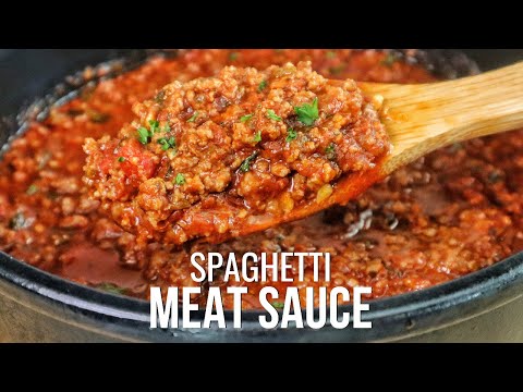 The Ultimate Spaghetti Meat Sauce Recipe